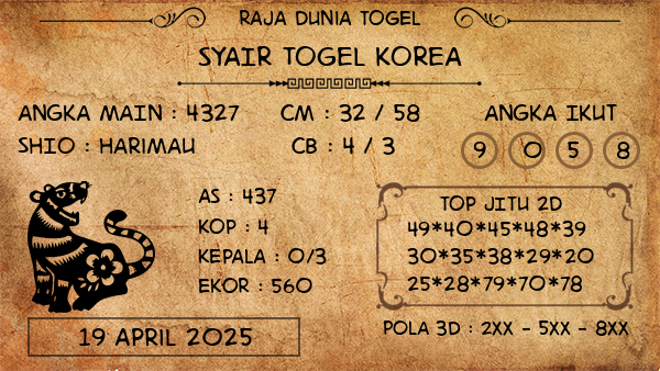 Prediksi Korea